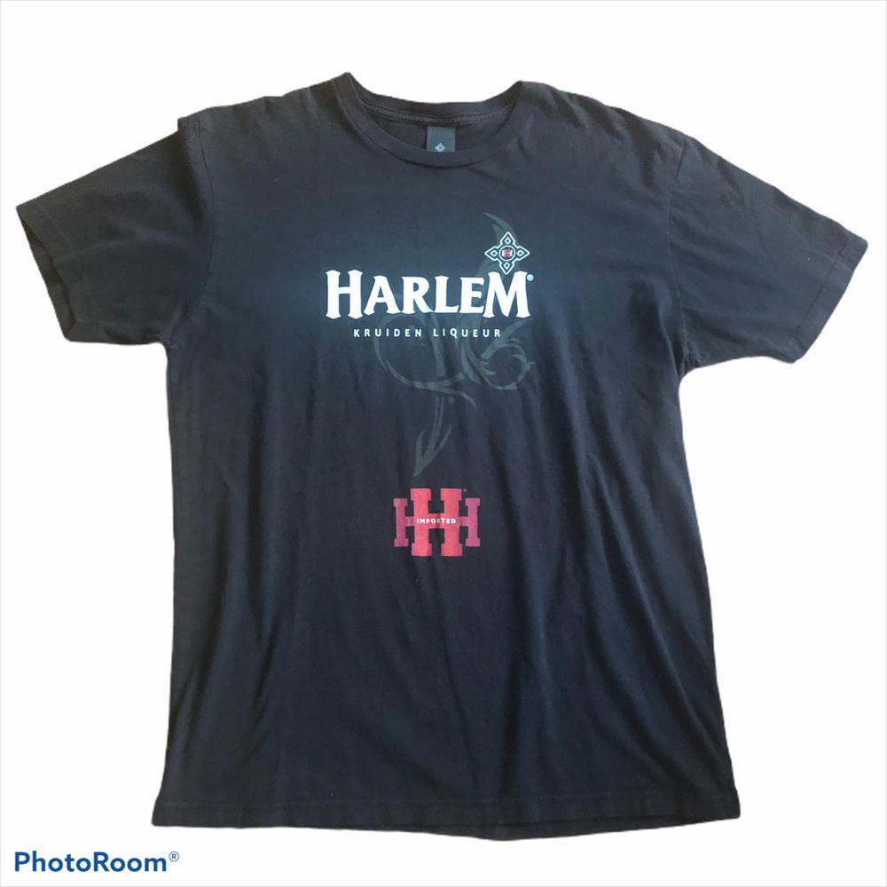Harlem Kruiden Liquor Adult Black Tee L S/S
